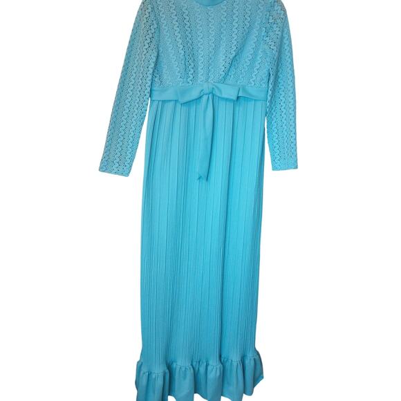 Vintage Mermaidcore Soft Girl Coquette Maxi Dress READ - Picture 2 of 7